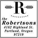 Picture of Robertson Address Stamp