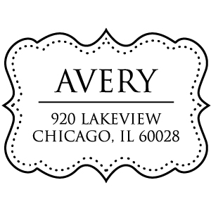 Avery Address Stamp