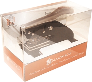 Mason Row Custom Stamps & Embossers - Personalized Embosser Gift Set