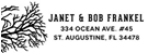 Picture of Janet Rectangular Address Stamp