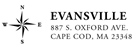 Picture of Evansville Rectangular Address Stamp