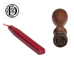 Custom Wax Stamp -Personalized Square Wax Seal - Business Logo