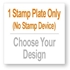 Extra Rectangle Stamp Plate