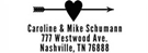 Caroline Rectangular Address Stamp