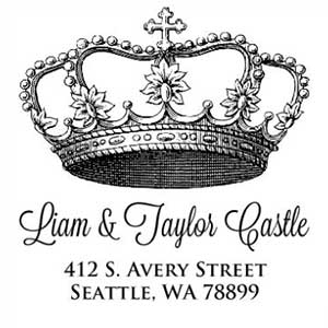 Castle Address Stamp