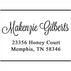 Makenzie Address Stamp