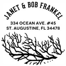 Picture of Janet Wood Mounted Address Stamp
