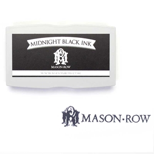 Midnight Black Rectangular Ink Pad