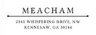 Picture of Meacham Rectangular Address Stamp