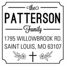 Patterson Wood Mounted Inspirational Stamp