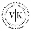 Vanessa Address Stamp