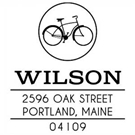 Picture of Wilson Wood Mounted Address Stamp