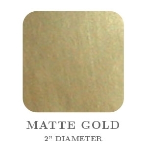 2" Square Matte Gold Embossing Seals