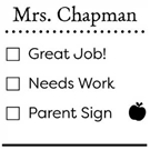 Chapman Teacher Stamp