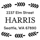 Harris Address Stamp