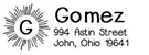 Picture of Gomez Rectangular Address Stamp