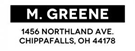 Picture of Greene Rectangular Address Stamp