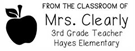 Picture of Clearly Rectangular Teacher Stamp