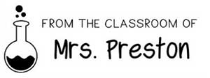 Preston Rectangular Teacher Stamp