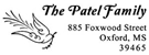 Picture of Patel Rectangular Holiday Stamp