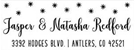 Natasha Rectangular Holiday Stamp