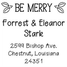 Eleanor Holiday Stamp