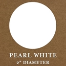 Picture of 2" Round Pearl White Embossing Seals