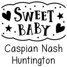 Picture of Sweet Baby Birth Announcement Stamp