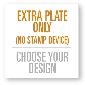 4343 Extra Stamp Plate