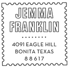 Jemma Address Stamp