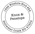 Picture of Penelope Address Stamp