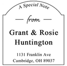 Huntington Address Stamp