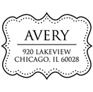 Picture of Redemption Stamp Plate - Avery Address Stamp