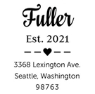 Picture of Redemption Stamp Plate - Fuller Address Stamp