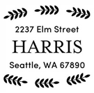 Picture of Redemption Stamp Plate - Harris Address Stamp