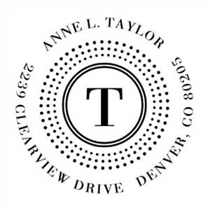 Taylor Address Stamp