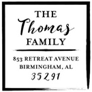 Picture of Redemption Stamp Plate - Thomas Address Stamp