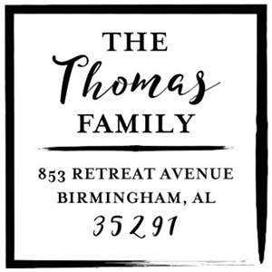 Thomas Address Stamp