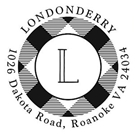 Picture of Redemption Stamp Plate - Londonderry Address Stamp