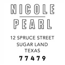 Picture of Redemption Stamp Plate - Nicole Address Stamp