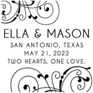 Picture of Redemption Stamp Plate - Ella Wedding Stamp