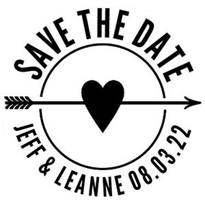 Leanne Wedding Stamp