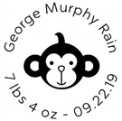 Picture of Redemption Stamp Plate - George Birth Announcement Stamp