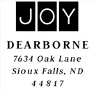 Picture of Redemption Stamp Plate - Dearborne Holiday Stamp