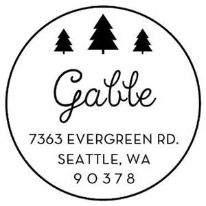 Gable Holiday Stamp