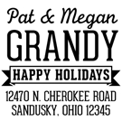 Grandy Holiday Stamp