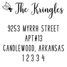 Picture of Redemption Stamp Plate - Kringle Holiday Stamp
