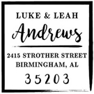 Picture of Extra Stamp Plate - Andrews Address Stamp