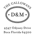 Calloway Address Stamp