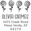 Picture of Extra Stamp Plate - Grimes Address Stamp